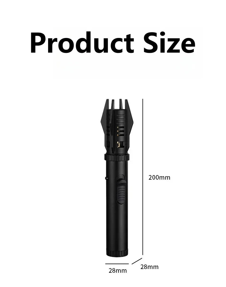 Planet Lightsaber Metal Outdoor Windproof Turbine Torch Jet Lighter BBQ Welding Cigar Tool Butane Gas Lighter 360° Gun