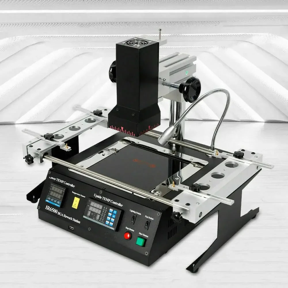IR6500 BGA Rework Station Infrared Solder Welder System with Closed-loop Temperature Control w/USB Cable for Welding  Rpairing