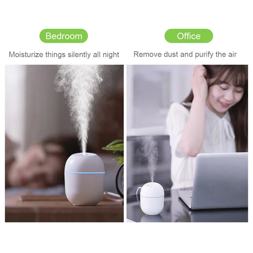 Humidificador Portátil Mini Gota de Agua USB | Silencioso | Dormitorio y Oficina 💧