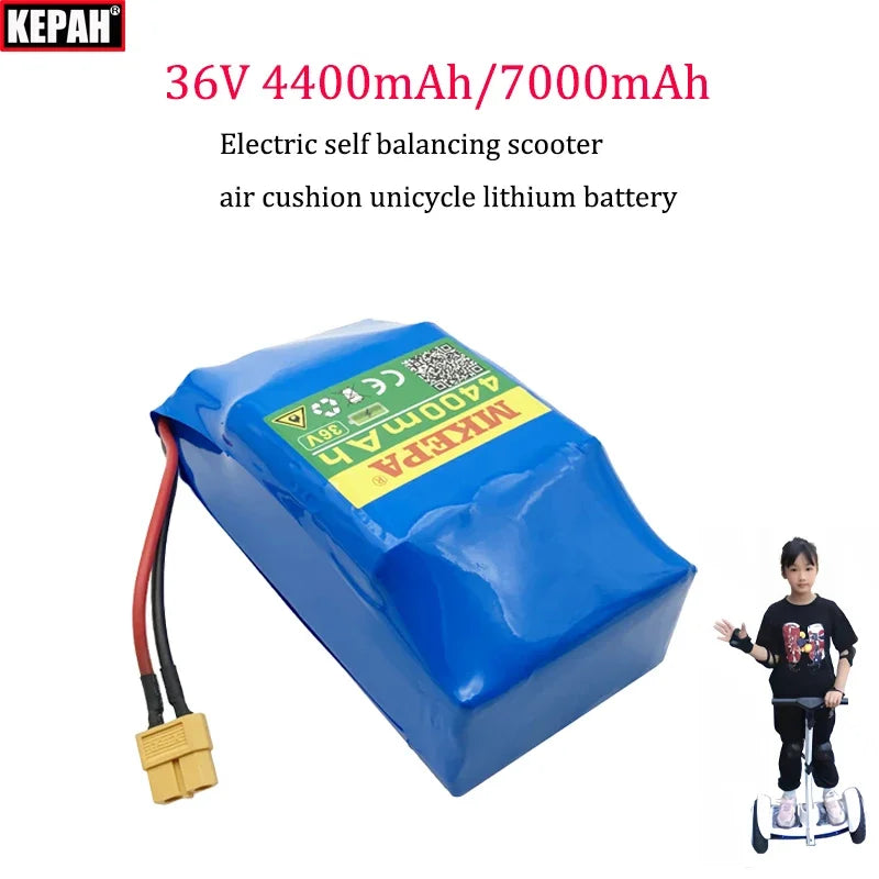 Batería Li-ion 36V/42V para Hoverboard y Scooter Eléctrico | 4.4Ah-7Ah