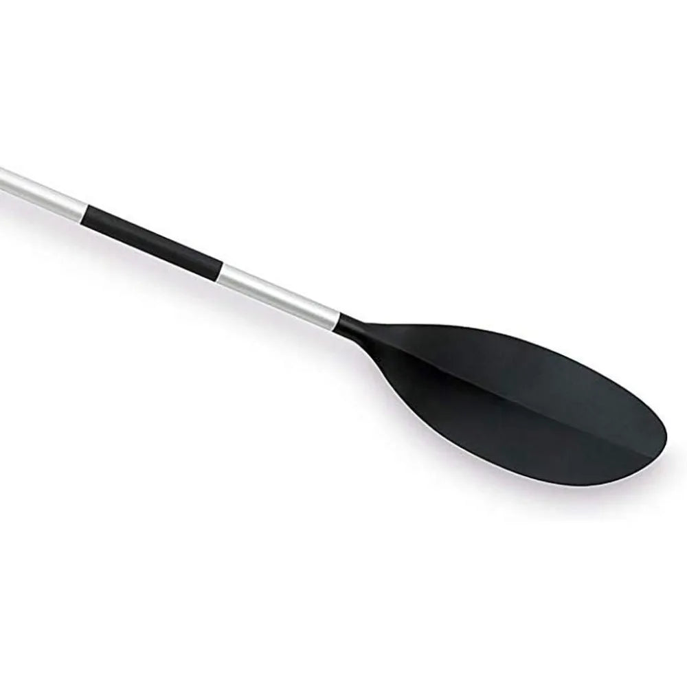 Kayak Paddle: Ribbed Spoon Shaped Blades – Durable Lightweight Shaft – Comfortable Grips – 3-Position Feather Adjustability – T