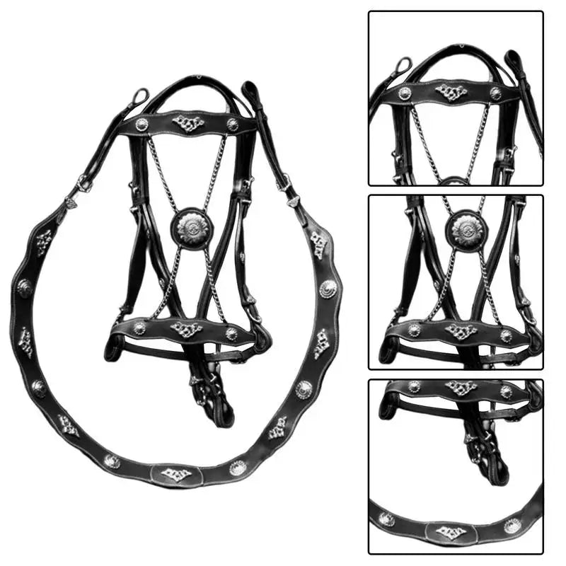 Cuerda de Guía para Caballo PU Ajustable | Hebilla Giratoria | Ecuestre 🐎