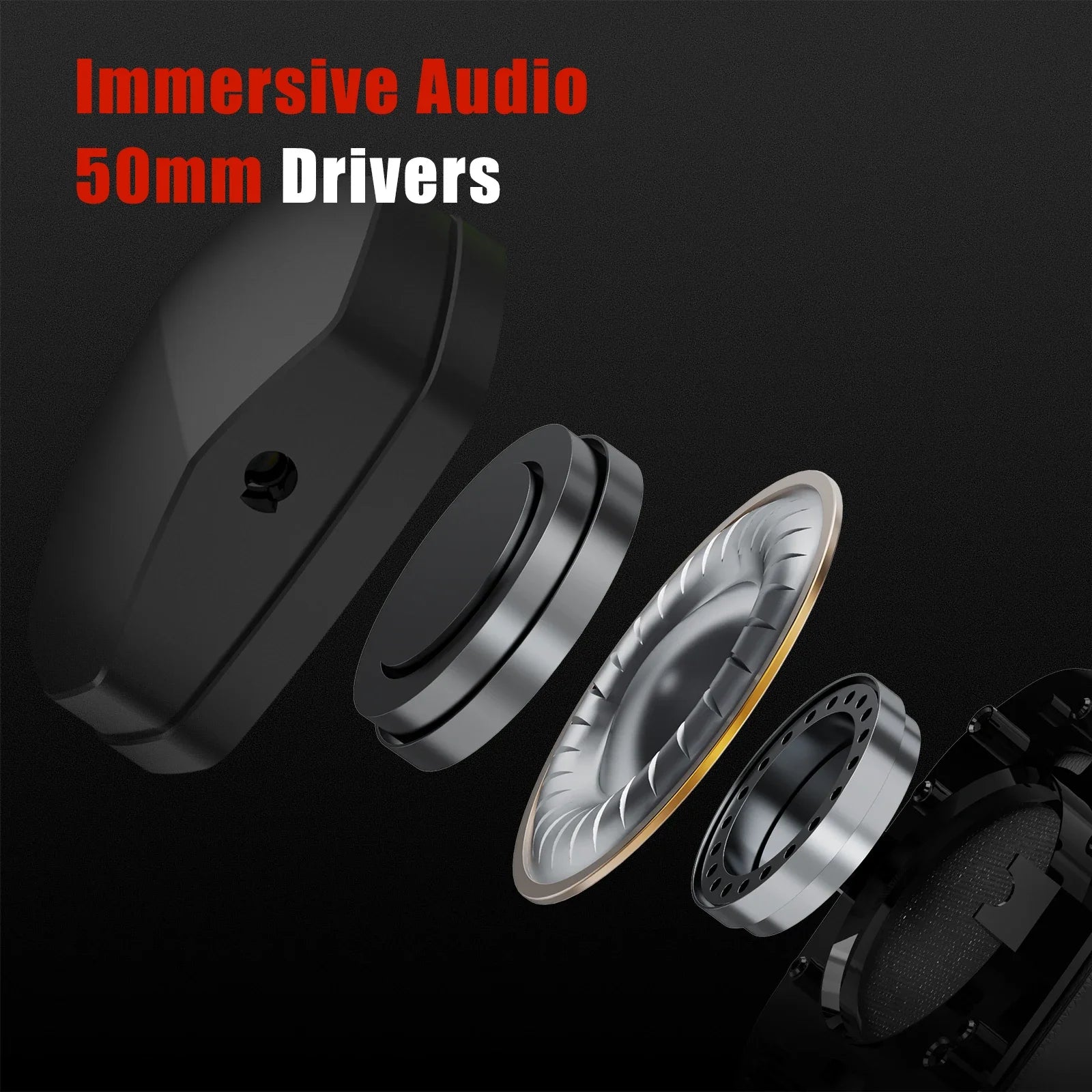 NUBWO G06 Dual Wireless Headsets Gamer with Microphone for PS5, PS4, PC, Mobile, Switch, 2.4GHz Bluetooth 5.3 Gaming Headphones