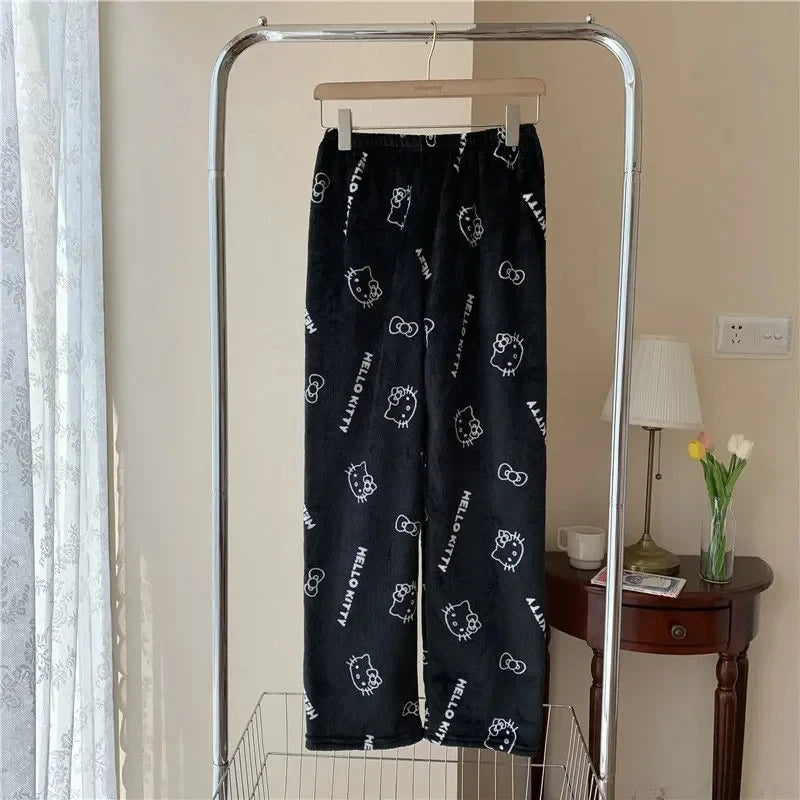 Pijama Hello Kitty Y2K para Mujer | Franela Suave | Pantalon de Casa Cartoon 💕 - Firu Total Sales