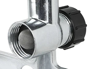 Gear Drive Sprinkler with Metal Spike Base, 5-Pattern Heavy Duty Gardening Watering System, Multi-Adjustable Law
