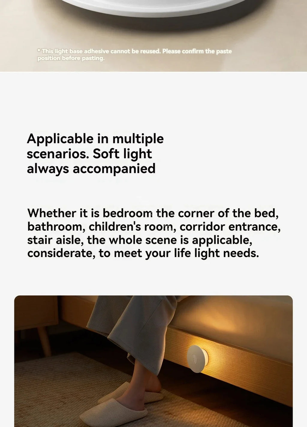 Xiaomi Mijia Night Light 3 Type-C Rechargeable 600mAh Dual Sensor Automatic Induction Brightness Adjustable Soft Night Lamps