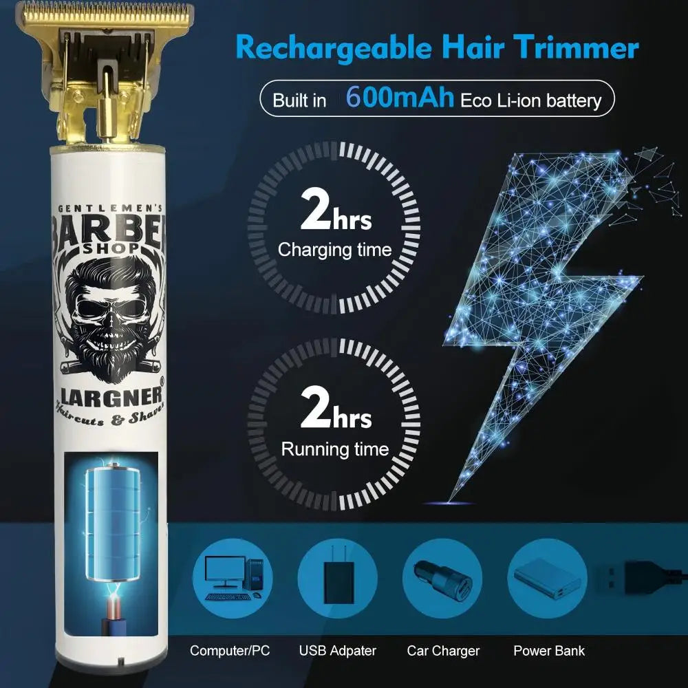 LARGNER Professional Hair Clippers Kit - Precision Haircutting Tools Set for Stylists And Barber Shops