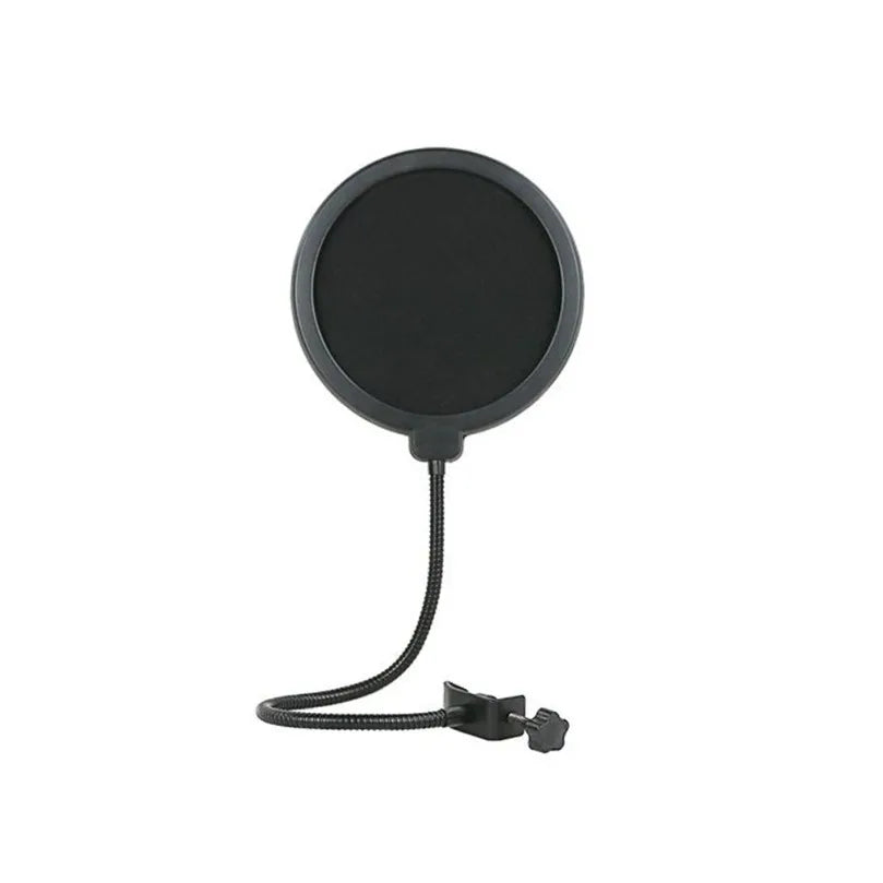 VIKEFON Microphone Accessories Metal PoP Filter Universal Microphone Windshield for Studio Recording Condenser Microphone