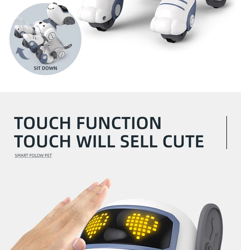 Perro Robot Inteligente con Control Remoto | Acrobacias | Regalo para Niños - Firu Total Sales
