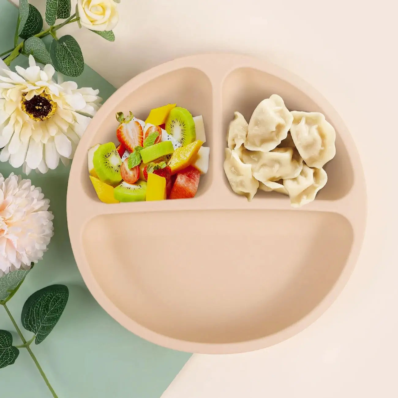 Plato de Silicona con Ventosa para Bebé | Sin BPA | Entrenamiento de Alimentación