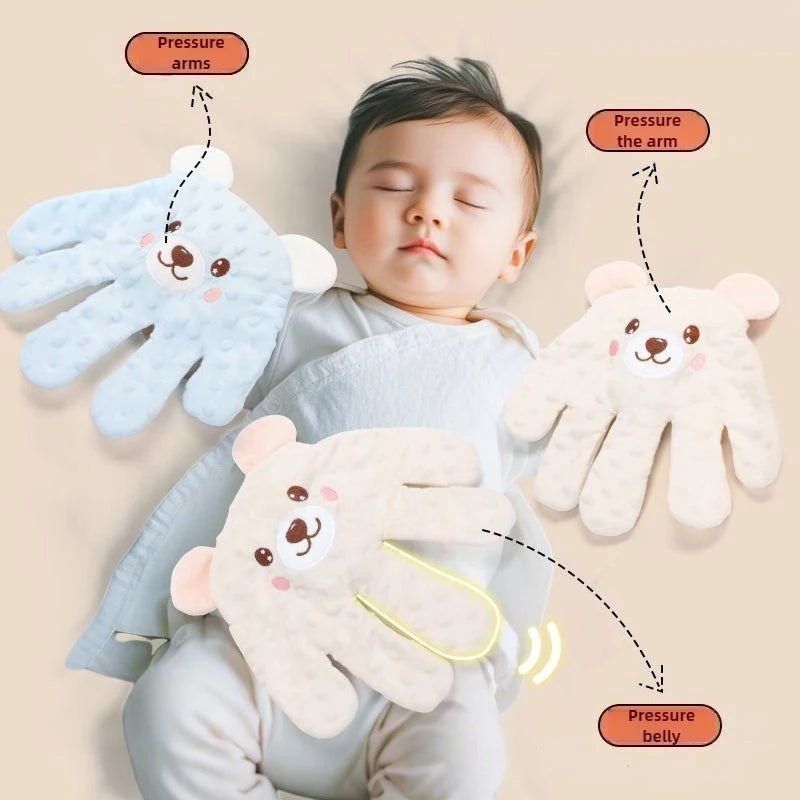 Almohada Palma para Bebé Recién Nacido | Ayuda para Dormir con Control Remoto