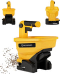 Handheld Power Spreader for Grass Seeds and Rock Salt, Compatible with 20V/60V Li-ion Batteries, Year-Round Use