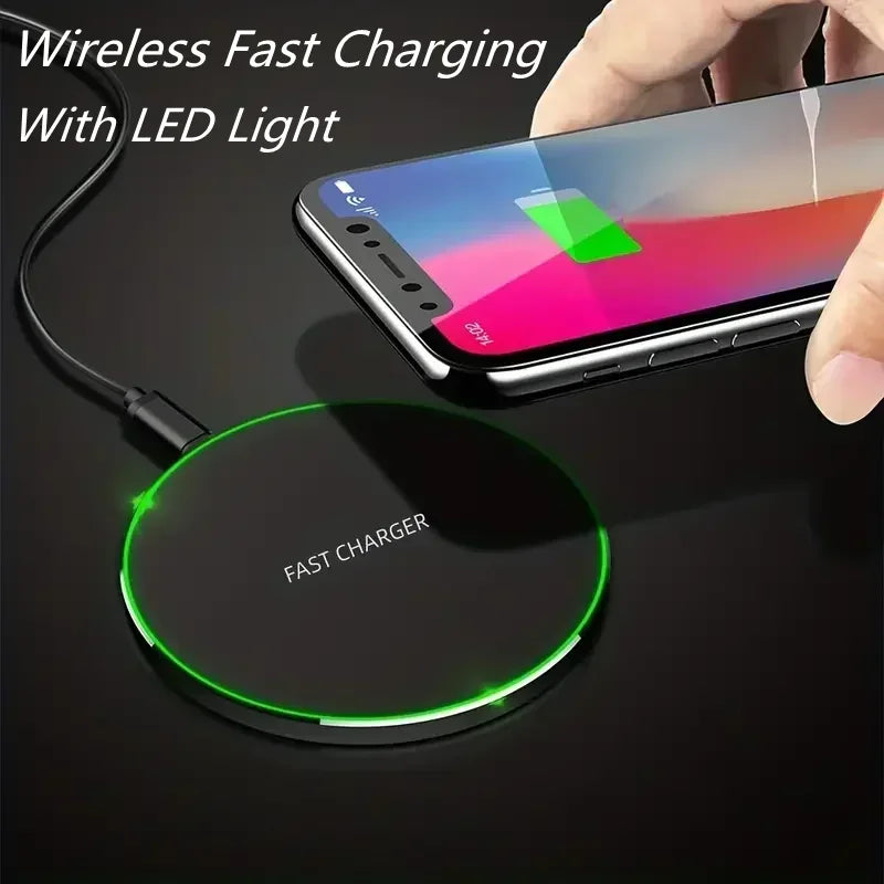 200W Fast Wireless Charging Pad | Samsung Galaxy S25/S24 + iPhone 16/15/14 + Xiaomi