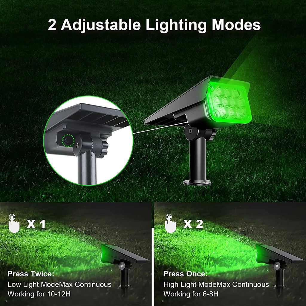 Foco Solar Exterior IP65 T-SUNRISE | Temperatura Ajustable | Super Brillante | 1/2/4pcs ☀️ - Firu Total Sales