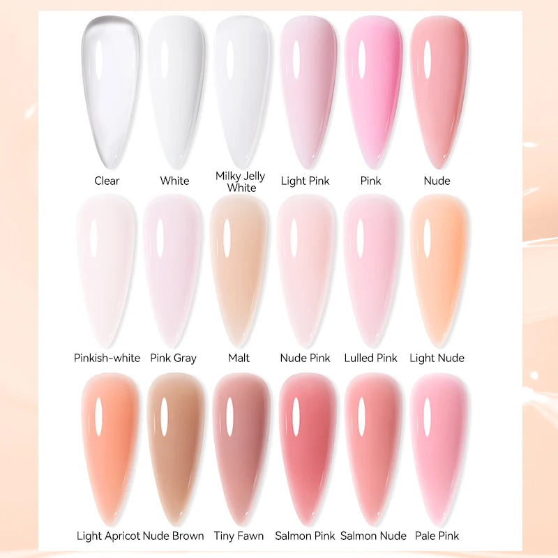Gel Extensión de Uñas UR SUGAR 15ml | Camuflaje | Nude Rosa | Hard Gel Acrílico 💅 - Firu Total Sales