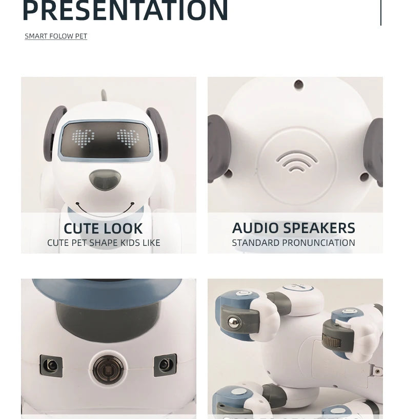 Perro Robot Inteligente con Control Remoto | Acrobacias | Regalo para Niños - Firu Total Sales