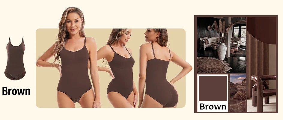 Faja Reductora Shapewear | Levanta Glúteos | Body Moldeador Sin Costuras para Mujer
