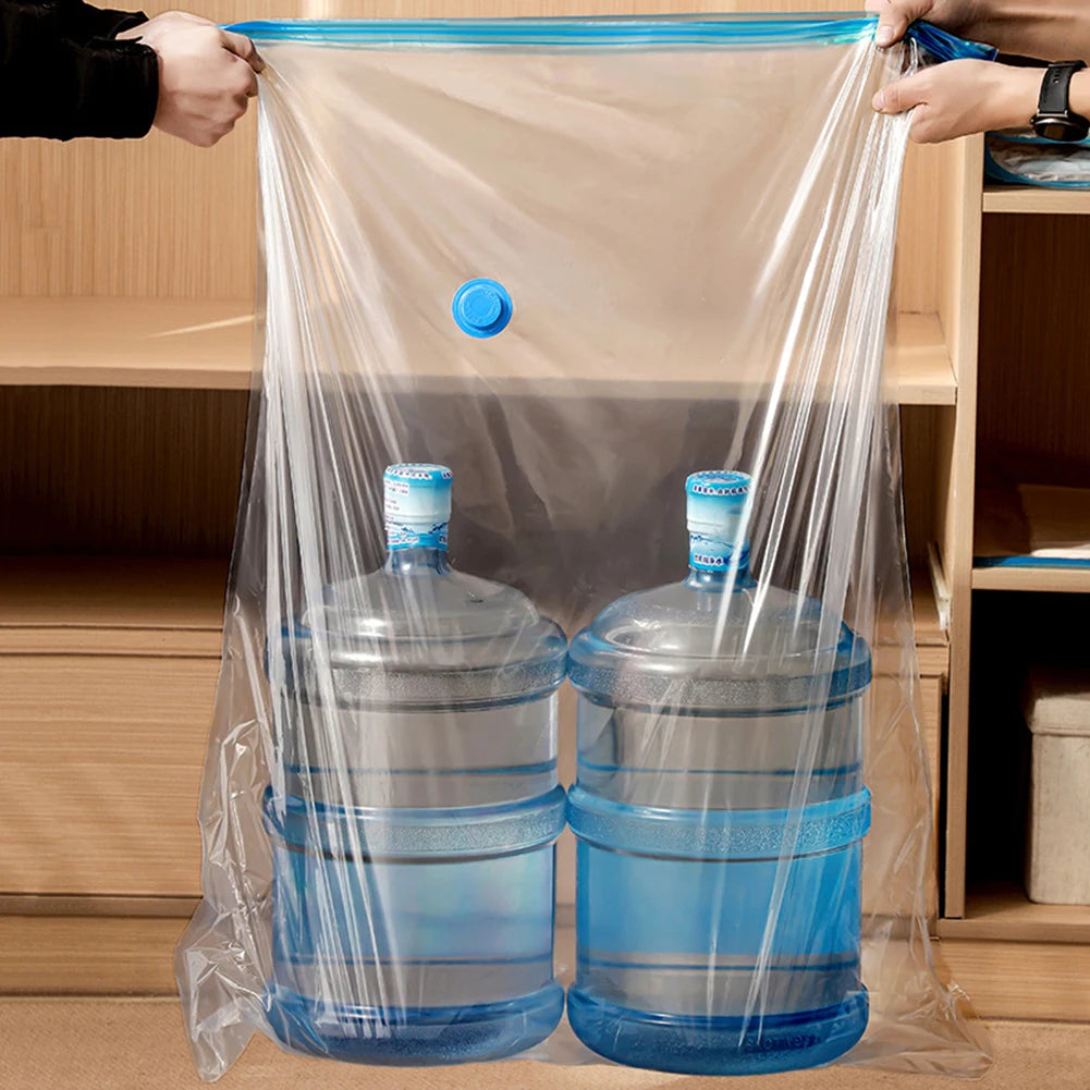Folding Vacuum Storage Bags | Hand Pump Included | Blankets Clothes Pillows | Space Saving
