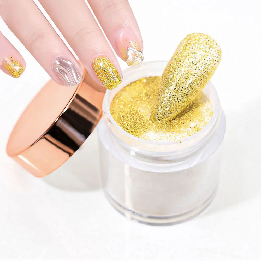 3Colors Acrylic Nail Powder Transparent/Pink/White Carving Crystal Polymer Powder Manicure Nail Polish Professional Accessories#