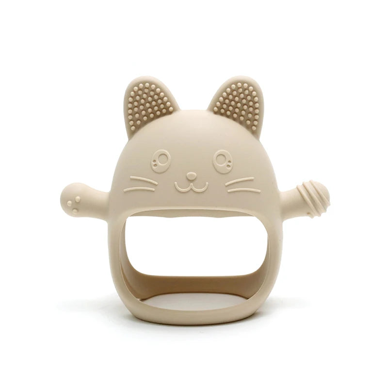 Baby Silicone Glove Teether — Food Grade | Newborn Dental Care | BPA Free