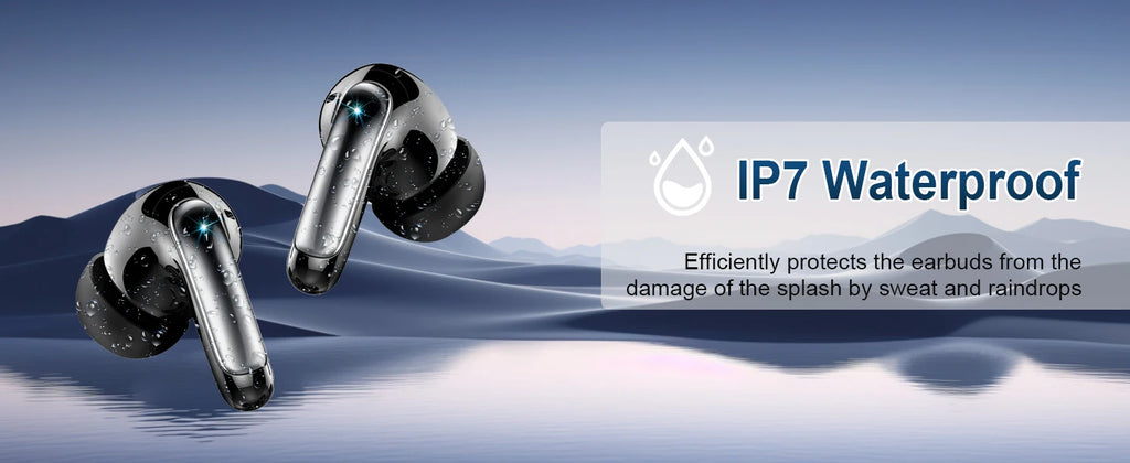 Wireless Earbuds Bluetooth 5.3 | 4 ENC Mic Noise Cancelling | 48H Battery Life