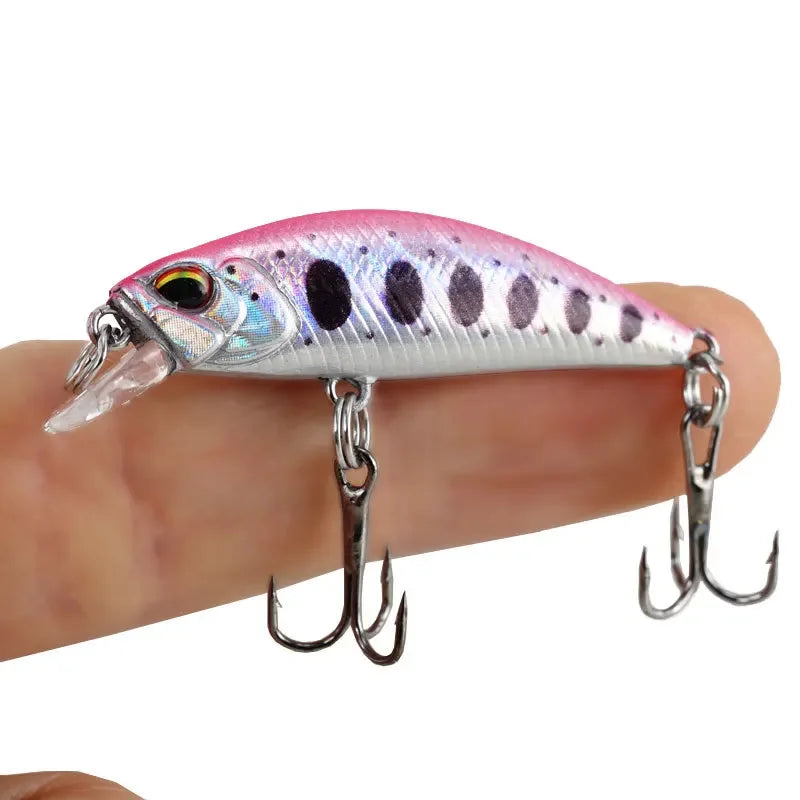 Mini Minnow Hundimiento DQ0009 | 38mm 3.2g | Jerkbait Wobbler | Trucha, Bass y Carpa | Lago y Río - Firu Total Sales