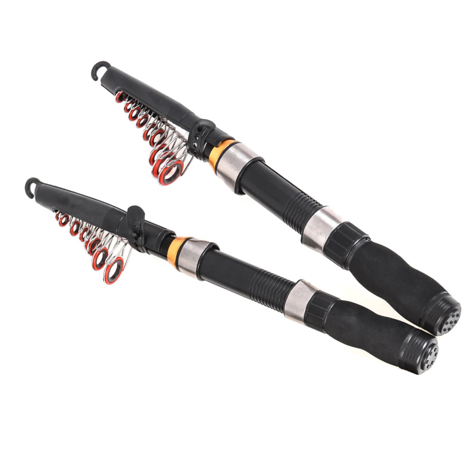 Lixada 2.1-2.3m Carbon Fiber Telescopic Rod & Spinning Reel Combo | Full Gear Set + Bag