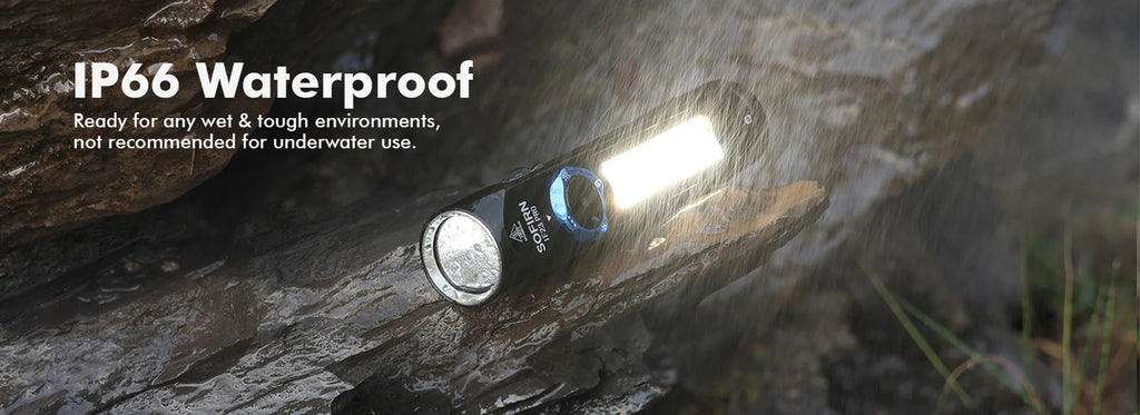 Sofirn IF23 Pro Linterna LED 5000lm | XHP70B | Luz RGB | 21700 | USB-C Recargable | Magnética | Camping y Pesca