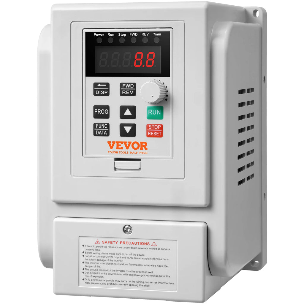 SucceBuy VFD 5HP4KW Singel Phase 220V-240V Input to 3 Phase 220V-240V Output Variable Frequency Drive for AC Motor Speed Control