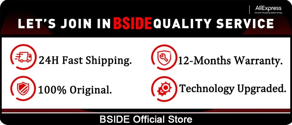 BSIDE Infrared Thermometer — Non-Contact Laser | -50° to 530°C | Professional