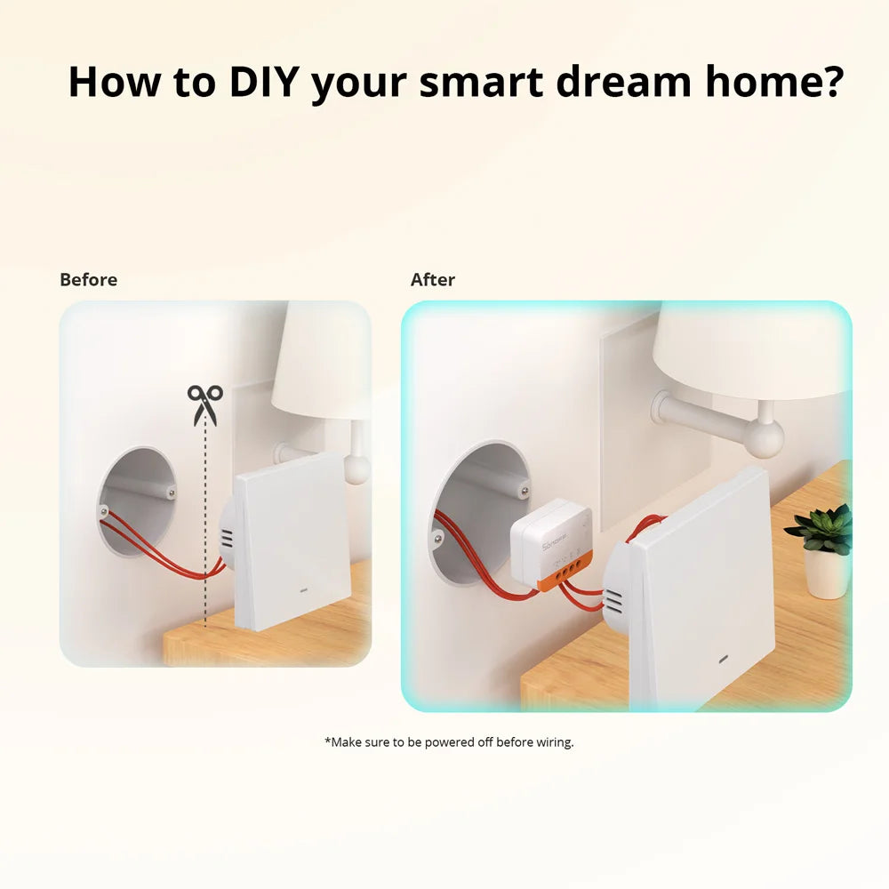 SONOFF ZBMINIL2 Extreme ZigBee Switch No Neutral Wire Required Smart Home Two-Way Control eWeLink Alexa Google Echo Zigbee Hubs