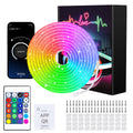 Tira Neón RGB Mexllex 30m/40m | Sincronización Musical | App y Control Remoto | Impermeable | Interior y Exterior - Firu Total Sales