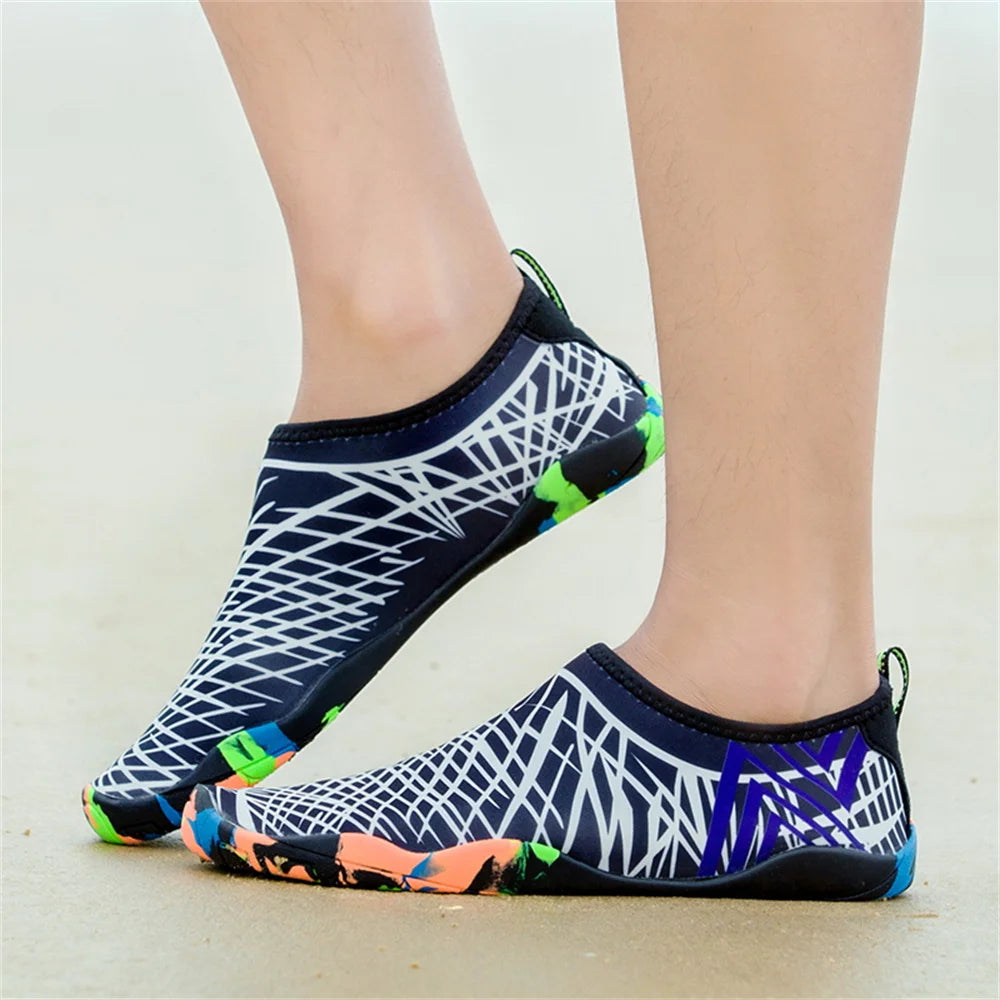 Quick-Drying Summer Water Shoes Unisex Seaside Beach Sock Barefoot Sneakers Men Swimming Upstream Sports Diving Aqua Shoes Women