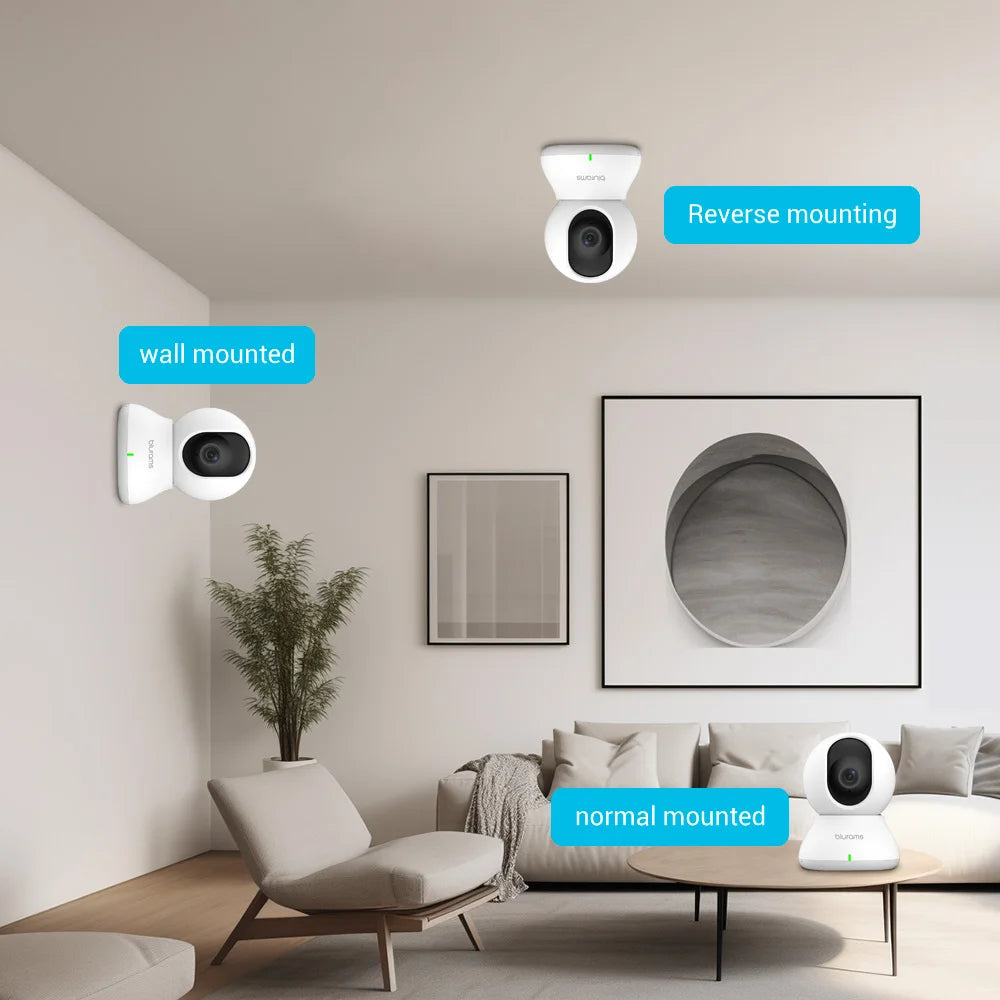 Baby Monitor Camera 2K HD | Motion Detection + Two-Way Audio | Easy Setup | Night Vision