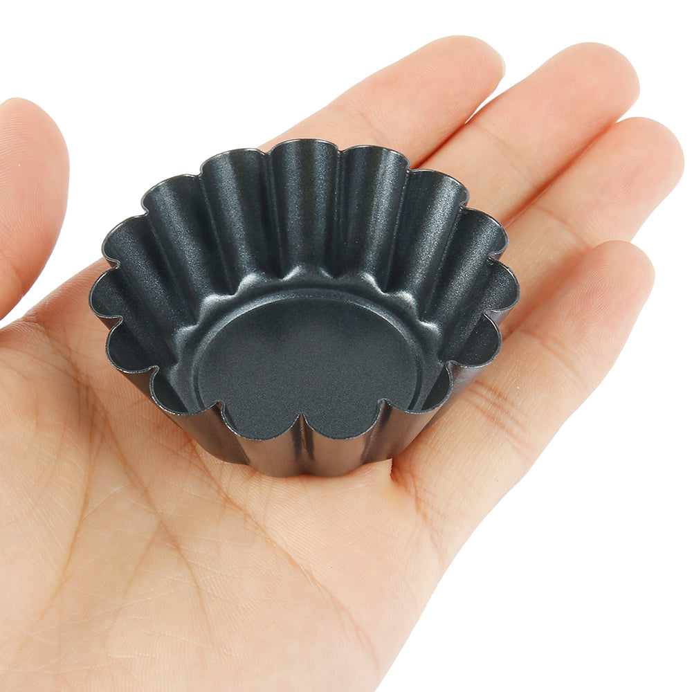 12pcs Moldes Antiadherentes para Tarta, Quiche y Flan | Pizza y Muffins 🍕