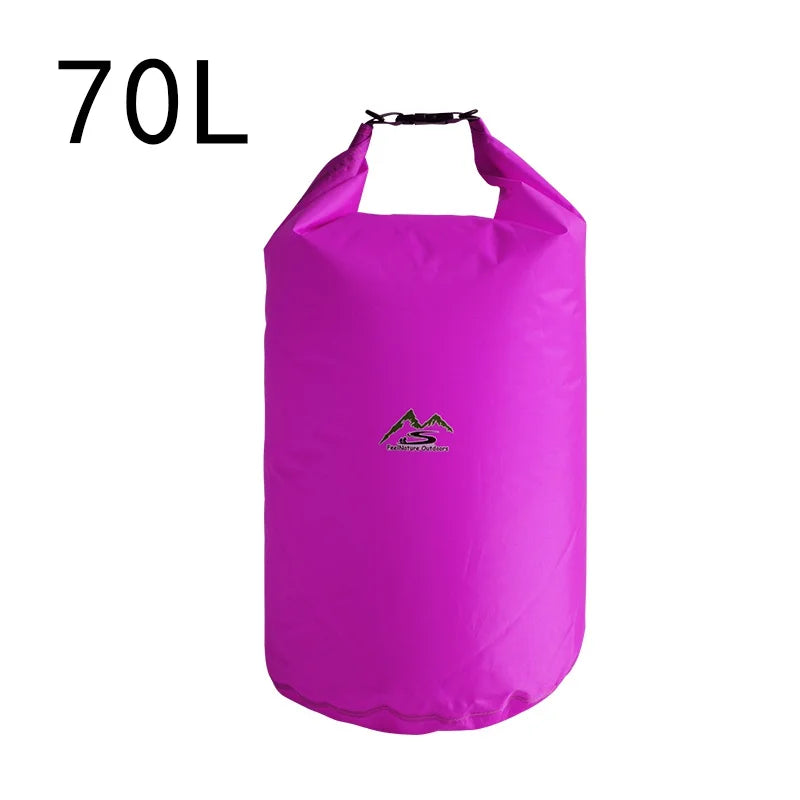 5/10/20/40/70L Waterproof Dry Bag Sack for Camping Drift Trekking Swimming Rafting Kayak River Fishing Outdoor Waterbag Storage