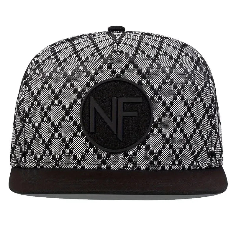 Unisex NF Letter Embroidery Hip-Hop Hats Spring and Autumn Outdoor Adjustable Casual Baseball Caps Sunscreen Hat - Firu Total Sales