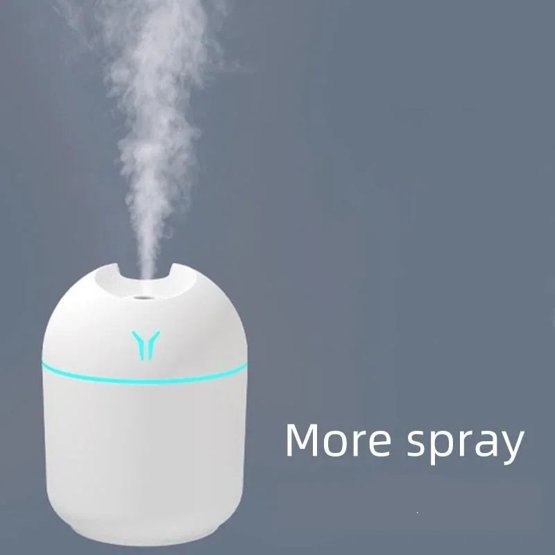 Difusor Portátil de Aceites Esenciales 250ml USB | Luz Nocturna | Sin BPA 🌿