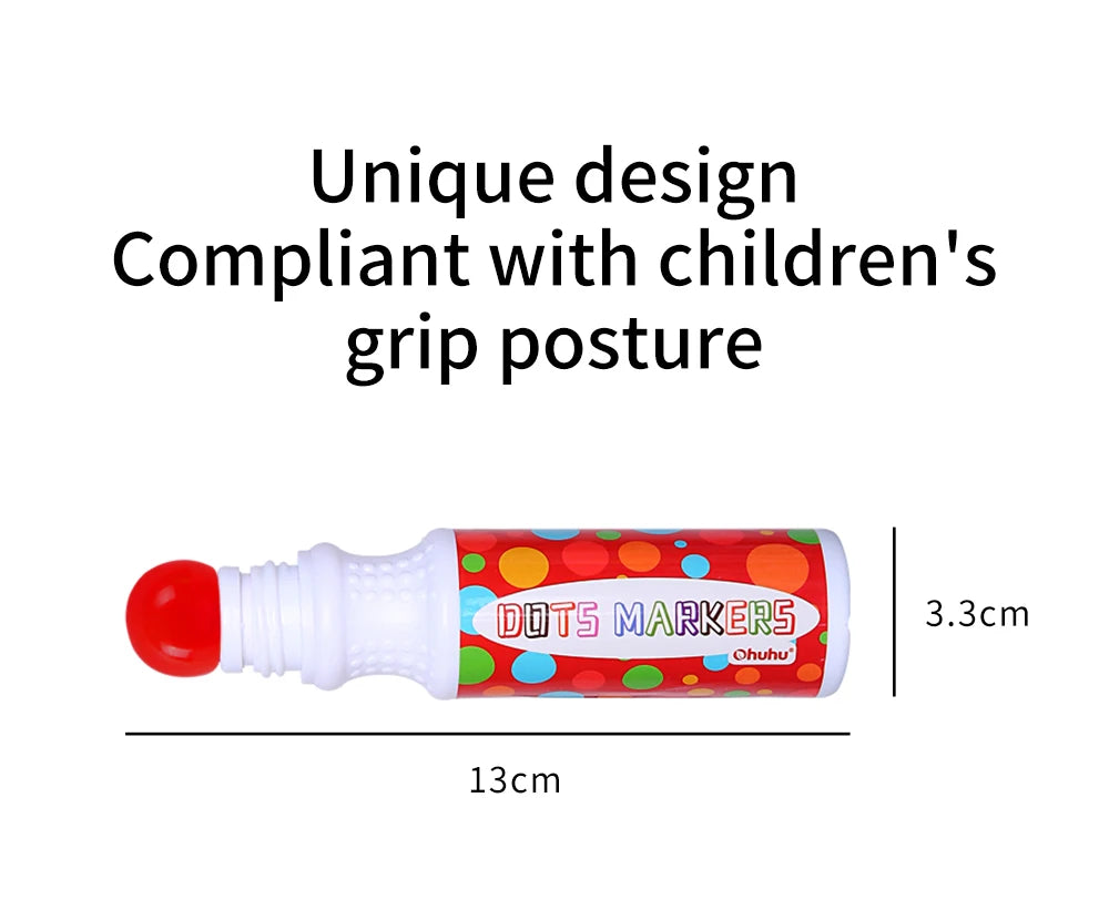 Washable Dot Markers for Kids – Bingo Painting Pens