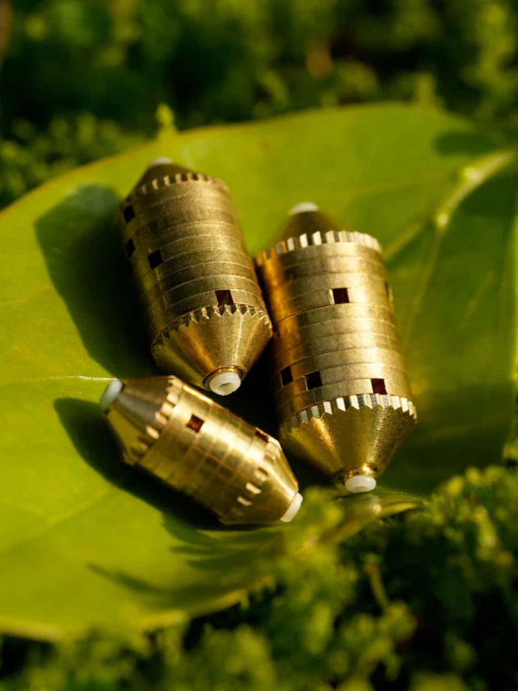 3Pcs Fishing Sinker Weights Fishing Sinkers Fishing Tackles Carp Fishing Sinkers Copper Fishing Weights for Saltwater Freshwater