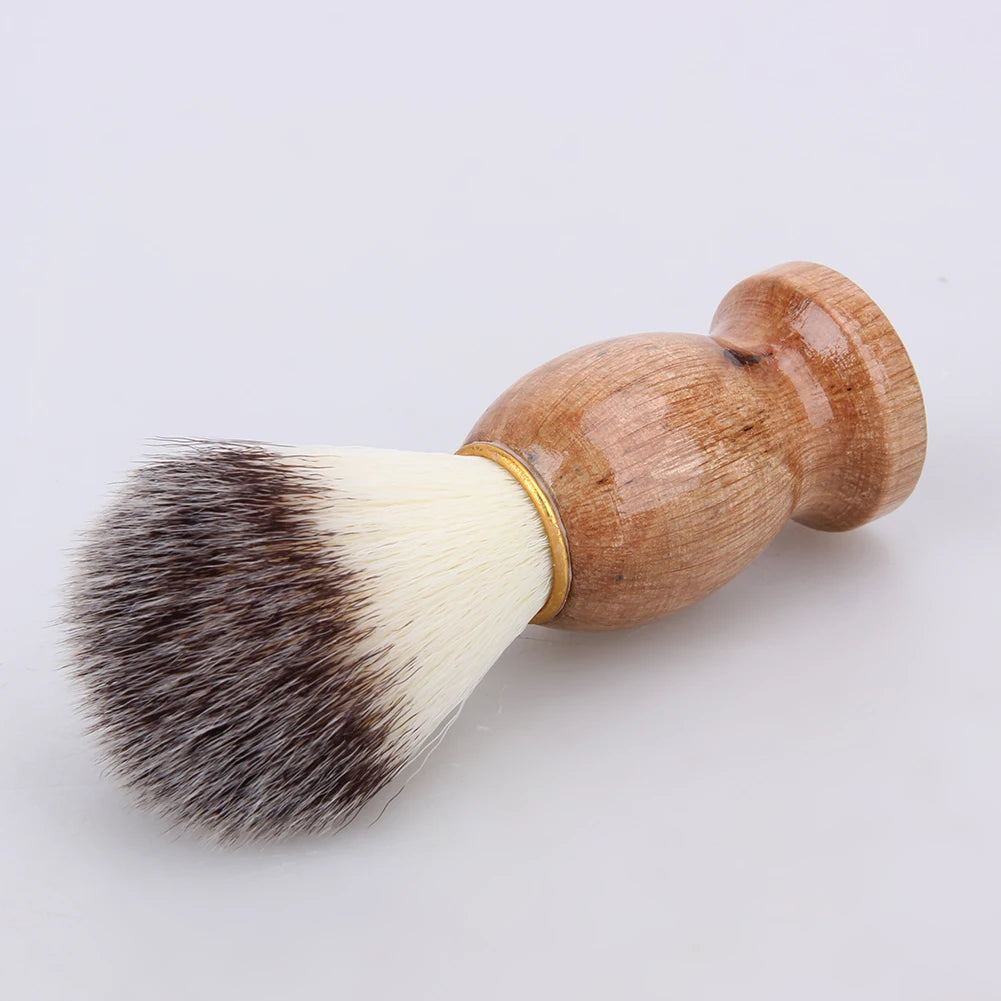 Badger Hair Men's Shaving Brush Barber Salon Men Facial Beard Cleaning Appliance Shave Tool Razor Brush