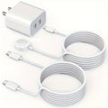 Dual 40W USB C Charger Plug With 6FT USB-C To C/iWatch Magnetic Fast Charging Cable For Apple Watch Series And For IPhone 15 - Firu Total Sales
