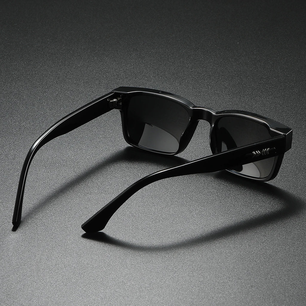 Quality Square Polarized Sunglasses Men Metal Core UV400 Unisex Sun Glasses Travel Hiking Beach Fishing Eyewear