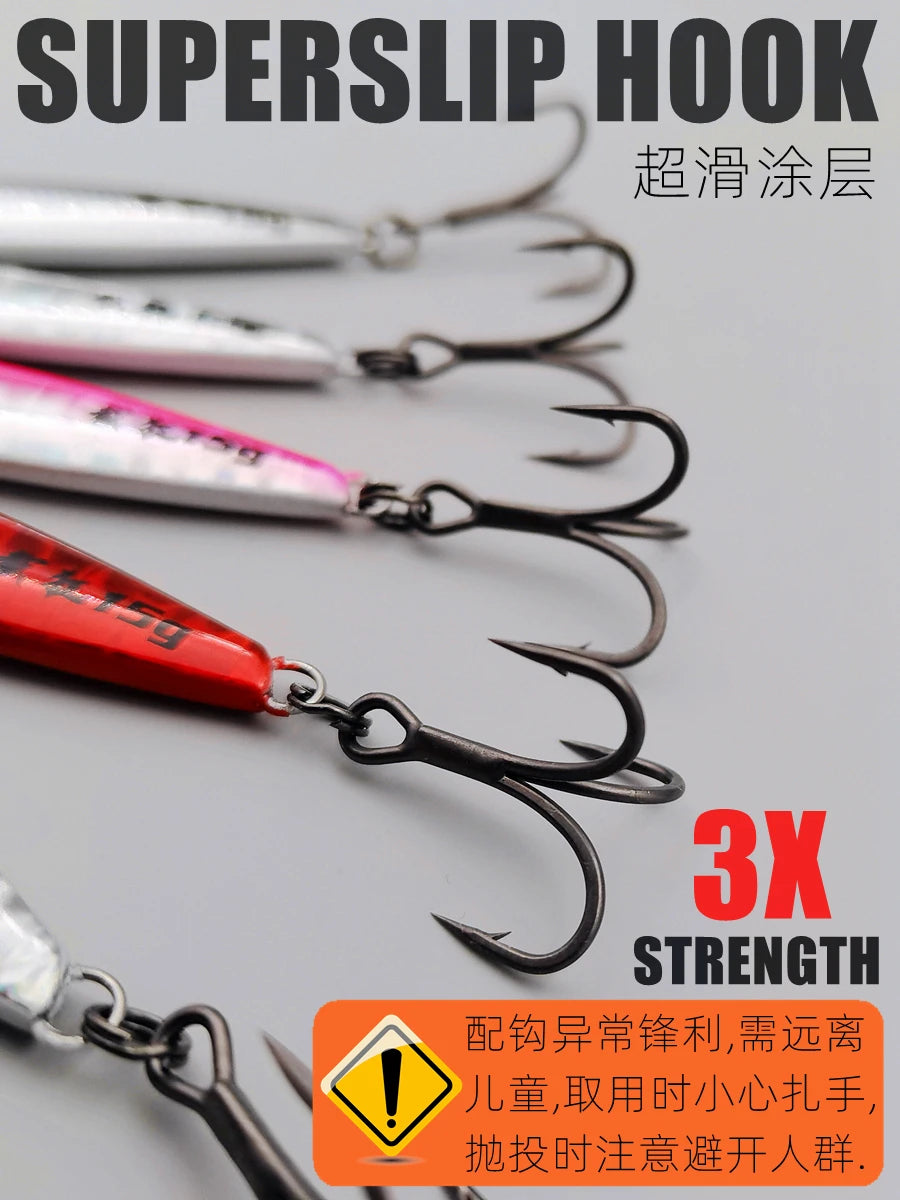Mr JigginG Jig Metal Hundimiento Rápido | 10/15/20/30/40g | Pesca Mar | Bass | Shore Casting - Firu Total Sales