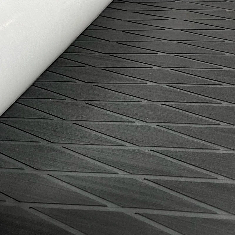 EVA Foam Boat Flooring, Adhesive Backing, Diamond Sea Deck Carpet, Marine Non-Slip Sheet, Kayak Yacht, SwimPool, 2400x900x6mm