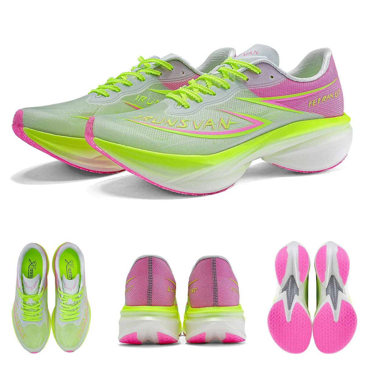 IRUNSVAN Platinum Tenis Placa Carbono | Maratón y Entrenamiento | Hombre y Mujer | Ed. Limitada Año del Caballo