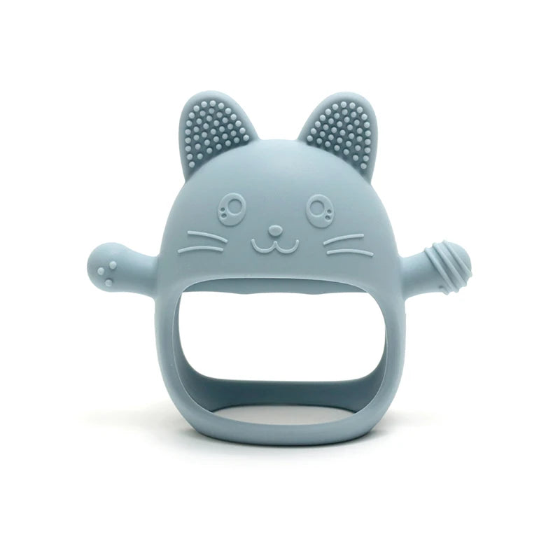 Baby Silicone Glove Teether — Food Grade | Newborn Dental Care | BPA Free
