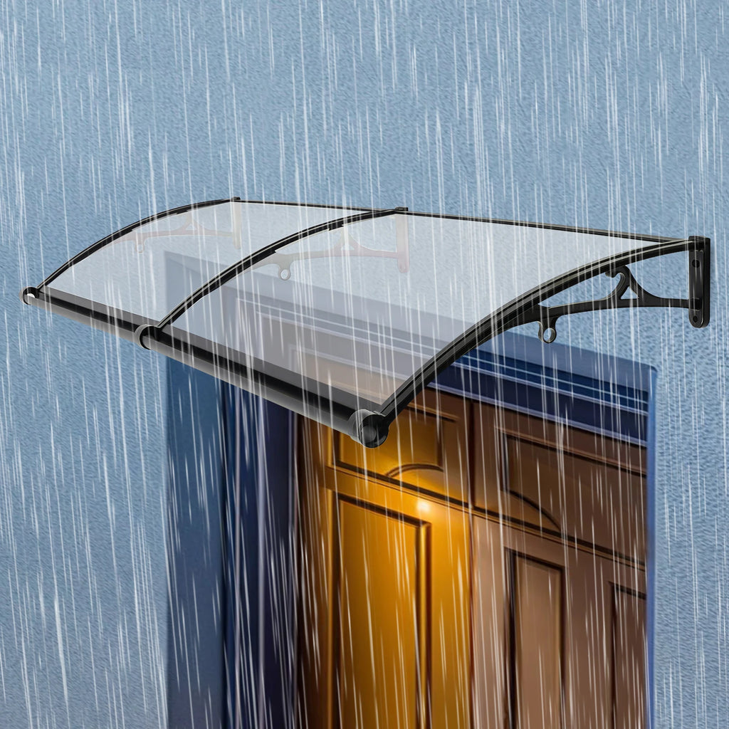 Front Door Arch Rainshed Easy to Install Canopy for Outdoor Sun Protection for Balconies/Roofs/Yards/Garages