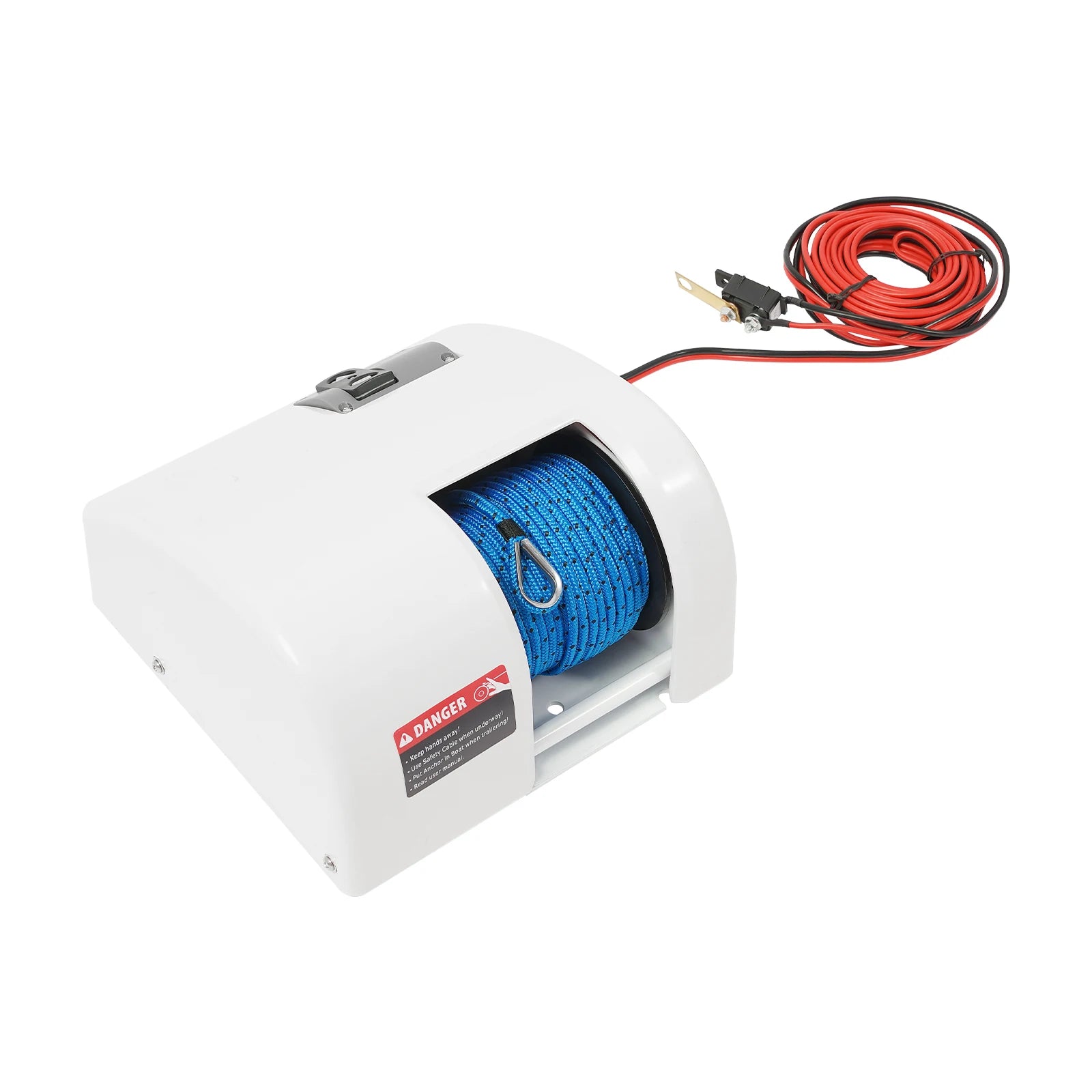 45LBS/25LBS Boat Electric Anchor Winch 12V Marine Saltwater Boat Windlass Kit w/ Remote Control & Bracket for Anchoring Dropping
