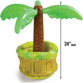 1/2PCS Inflatable Palm Tree Ice Bucket Bear Cooler Drink Holder Hawaiian Birthday Decoration Summer Beach Pool Party Accessories
